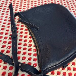 The Sak Black Leather Crossbody Bag